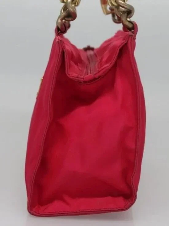 PRADA Hand Bag Nylon Pink Auth 109805 - Picture 3 of 16
